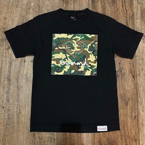 Diamond Supply Co T-Shirt CAMOUFLAGE Street Wear Fashion 100% Cotton Sz SMALL